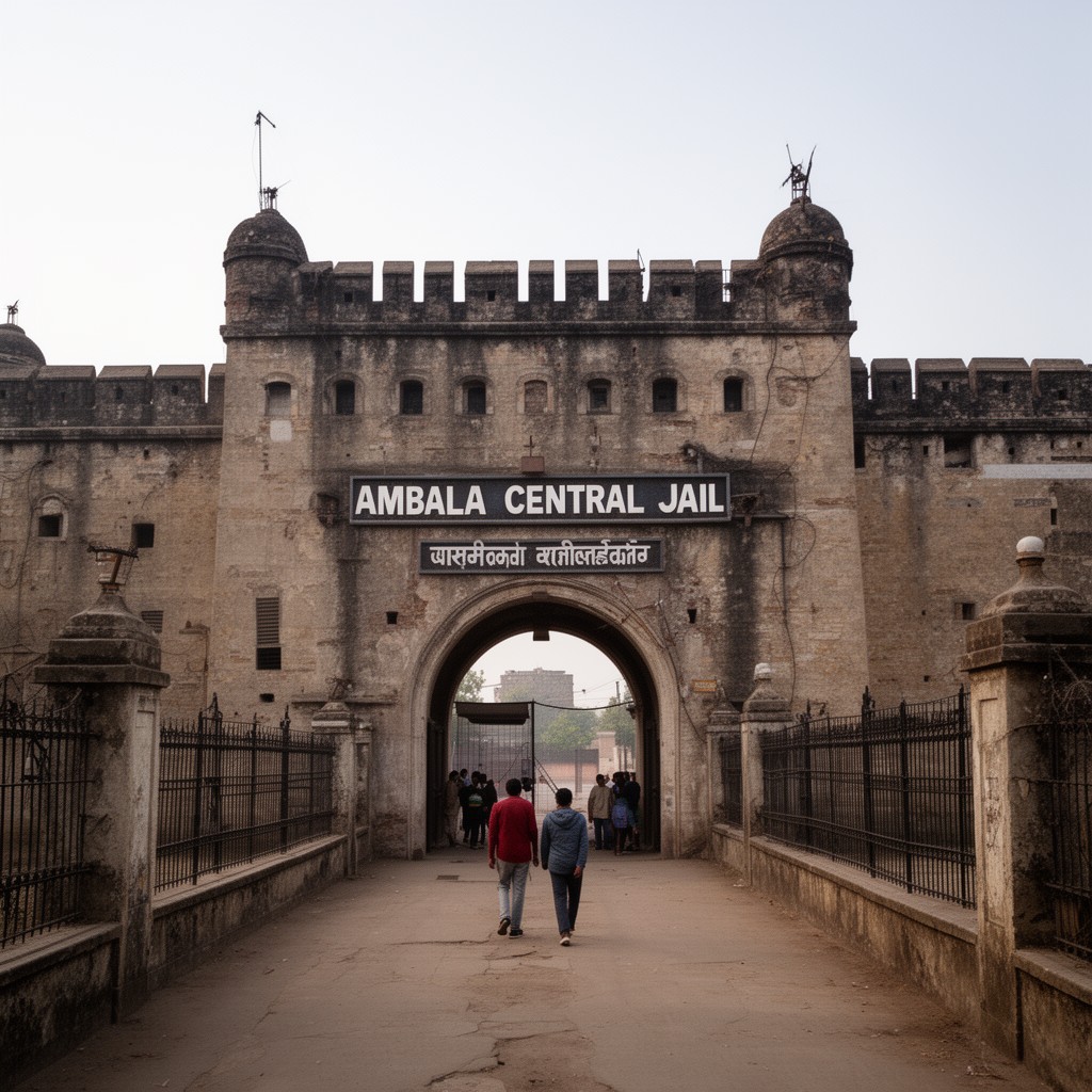 AI-generated illustration of Ambala Central Jail