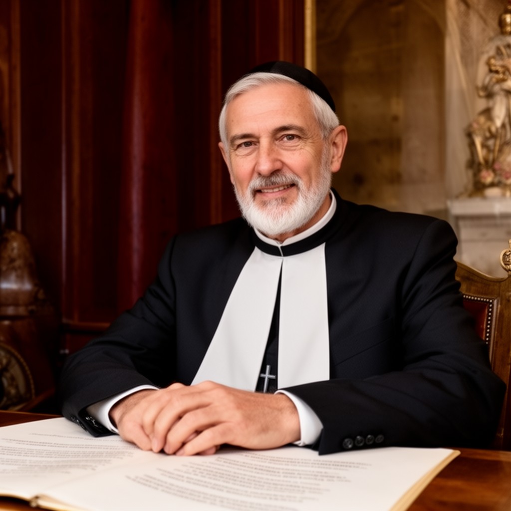 AI-generated illustration of Superior General of the Society of Jesus