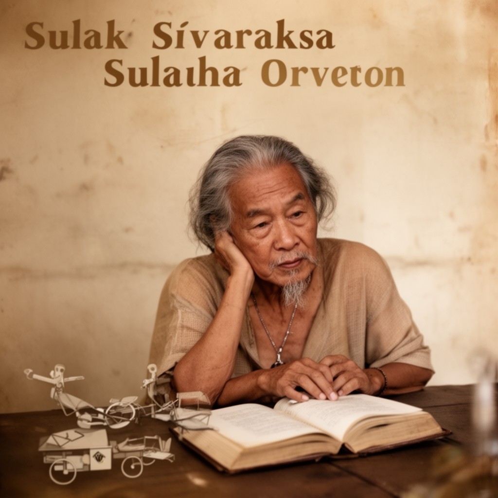 AI-generated illustration of Sulak Sivaraksa