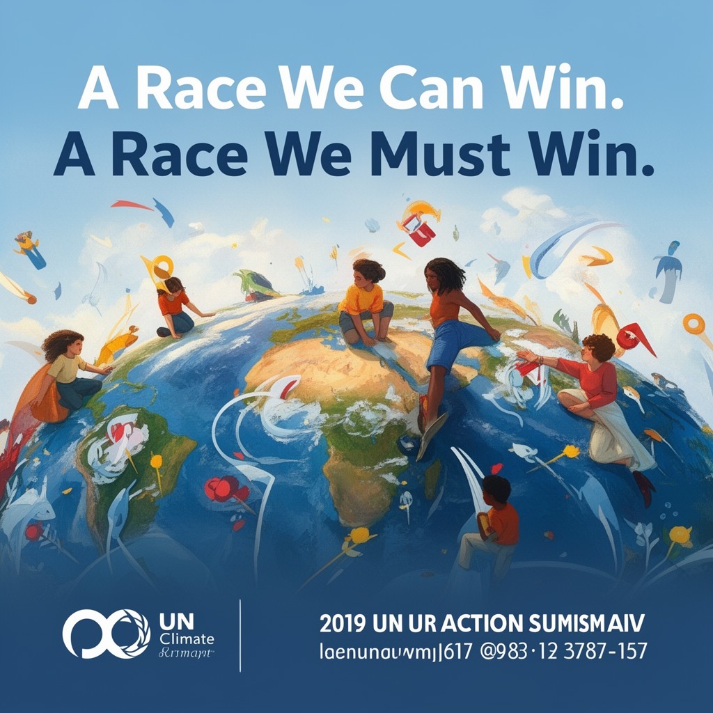 AI-generated illustration of A Race We Can Win. A Race We Must Win.
