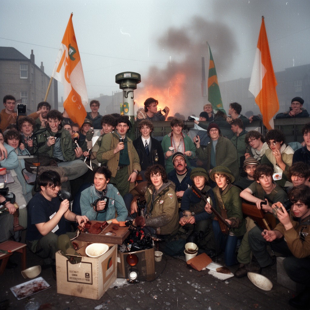 AI-generated illustration of Irish National Liberation Army