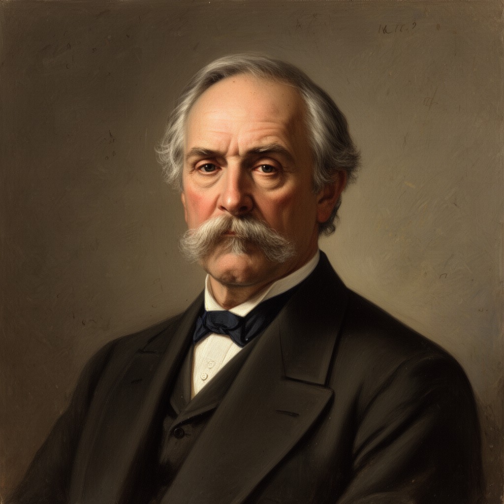 AI-generated illustration of Immanuel Nobel