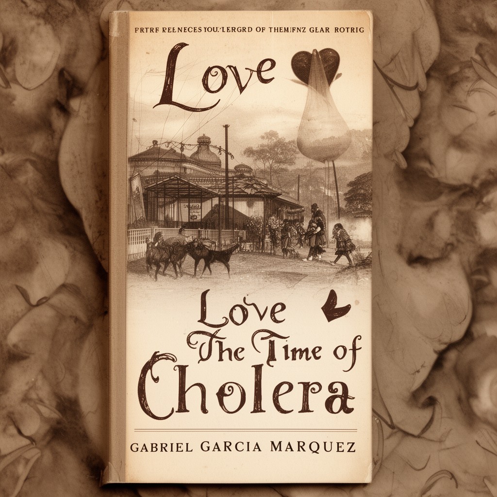 AI-generated illustration of Love in the Time of Cholera
