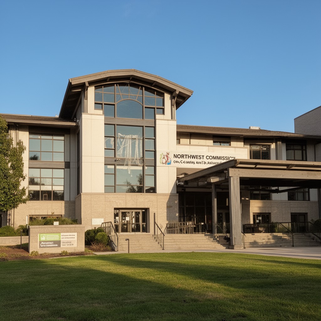 AI-generated illustration of Northwest Commission on Colleges and Universities