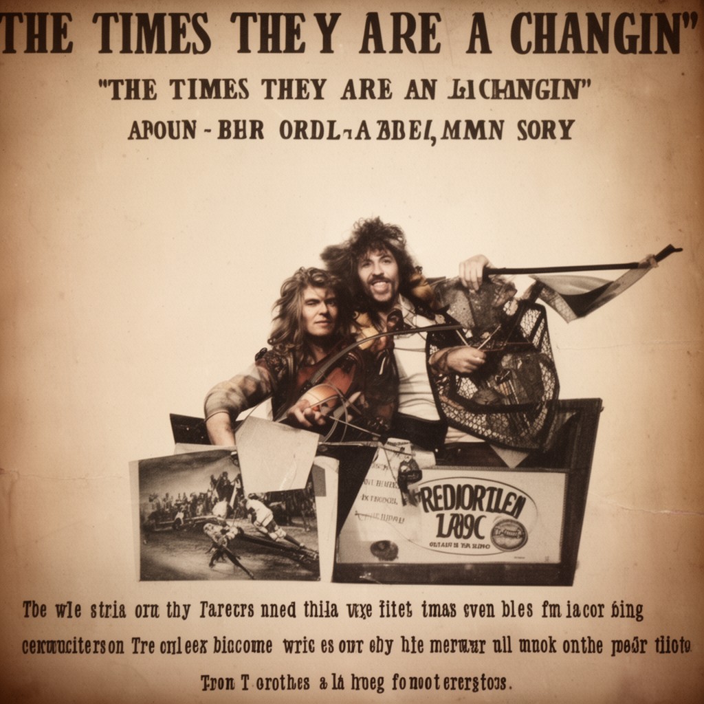 AI-generated illustration of The Times They Are a-Changin'