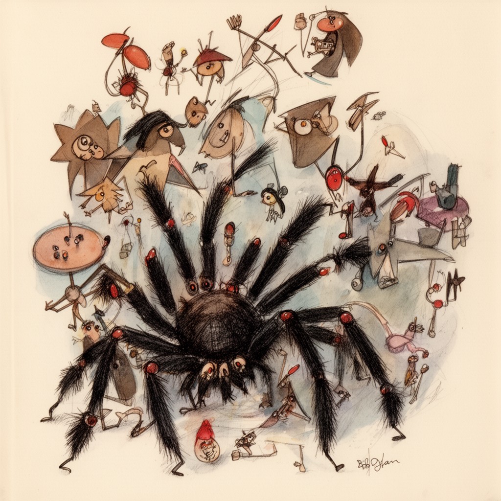 AI-generated illustration of Tarantula