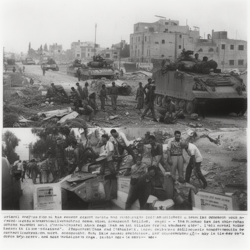 AI-generated illustration of Six-Day War