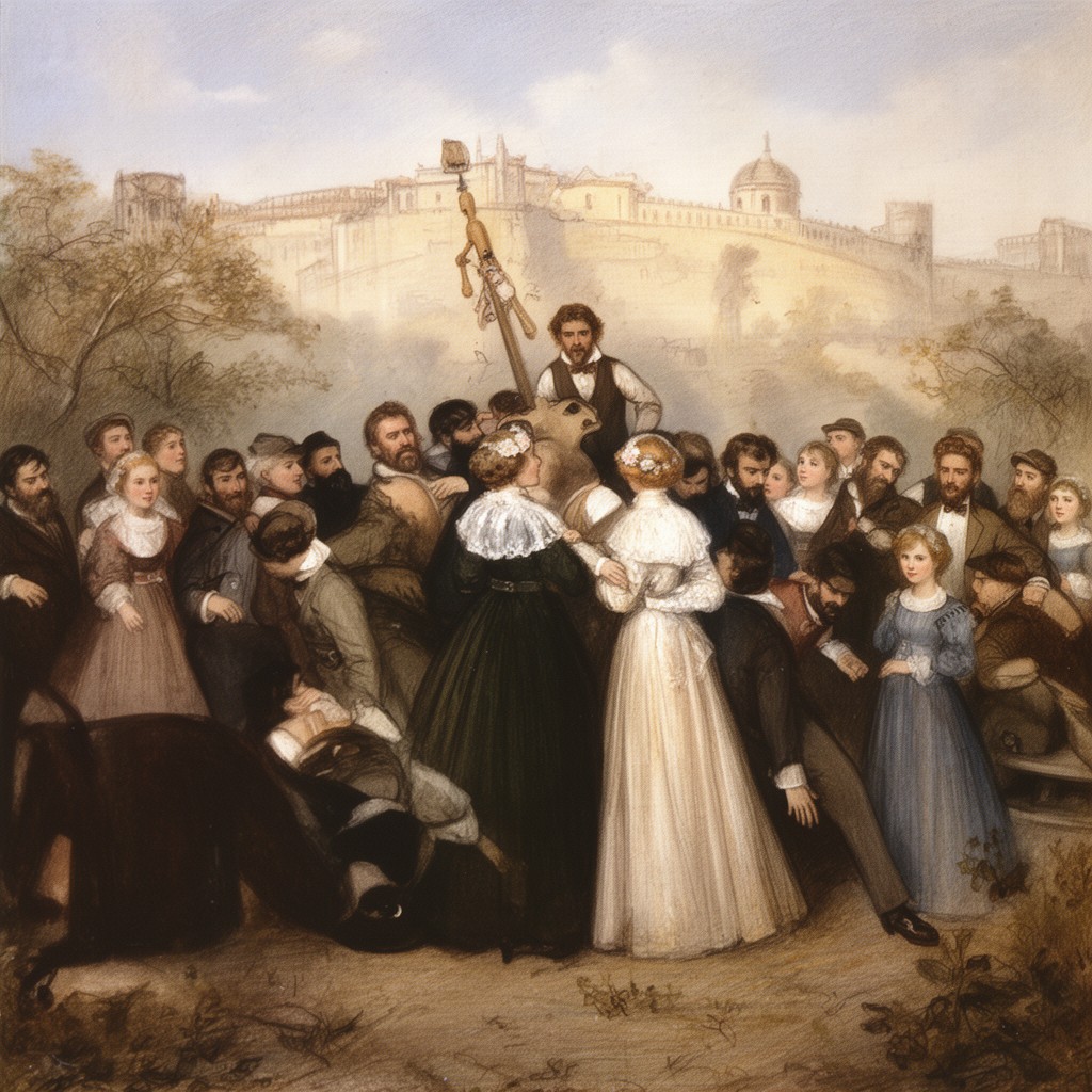 AI-generated illustration of The Duke's Children