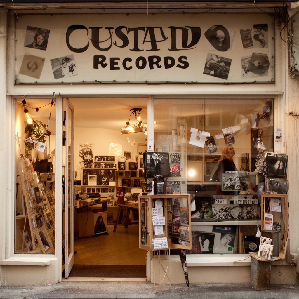 AI-generated illustration of Custard Records