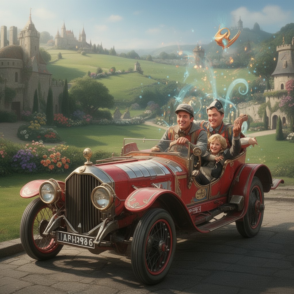 AI-generated illustration of Chitty-Chitty-Bang-Bang