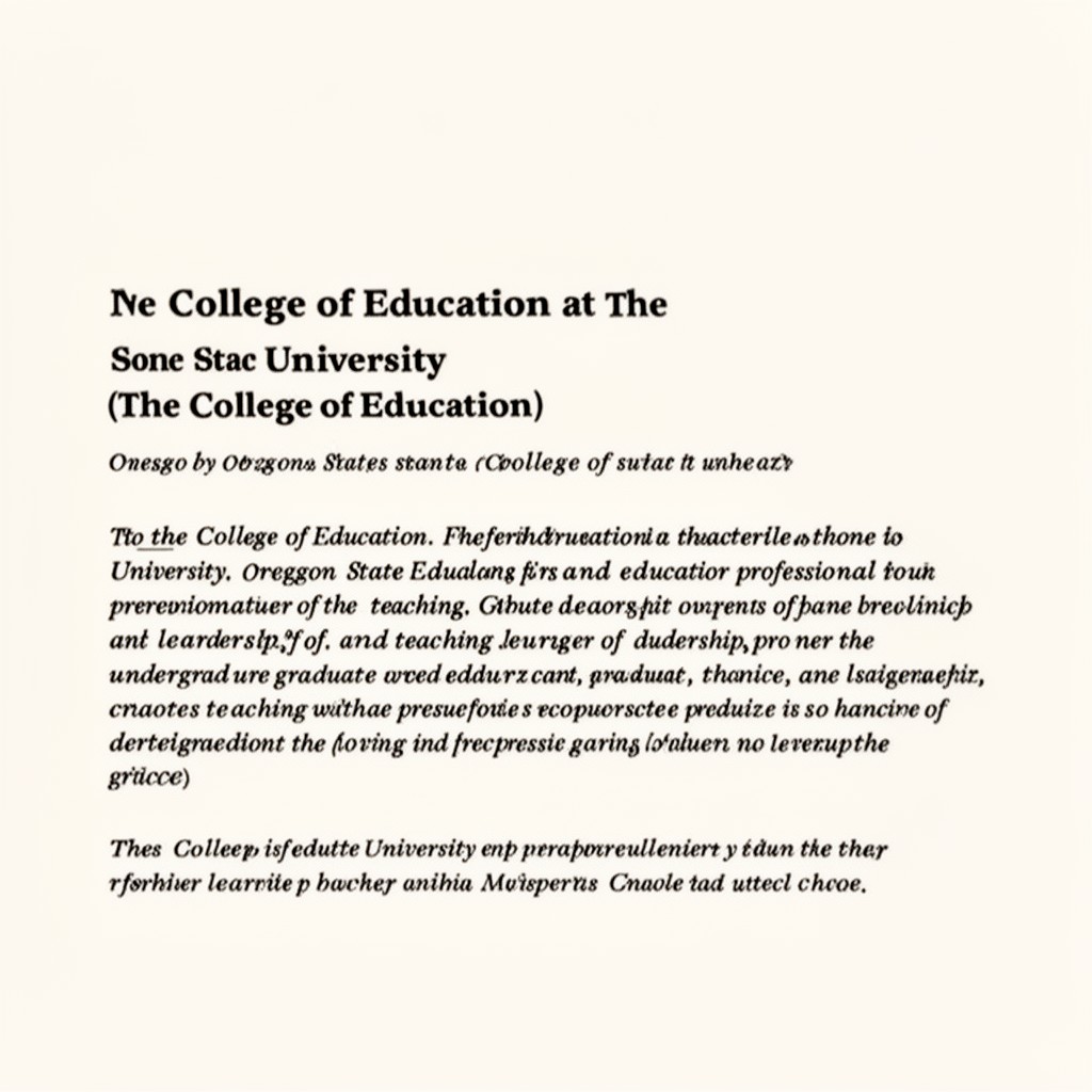 AI-generated illustration of College of Education