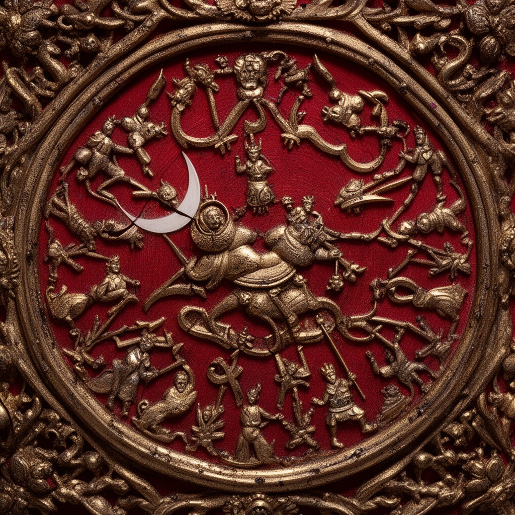 AI-generated illustration of Ottoman coat of arms