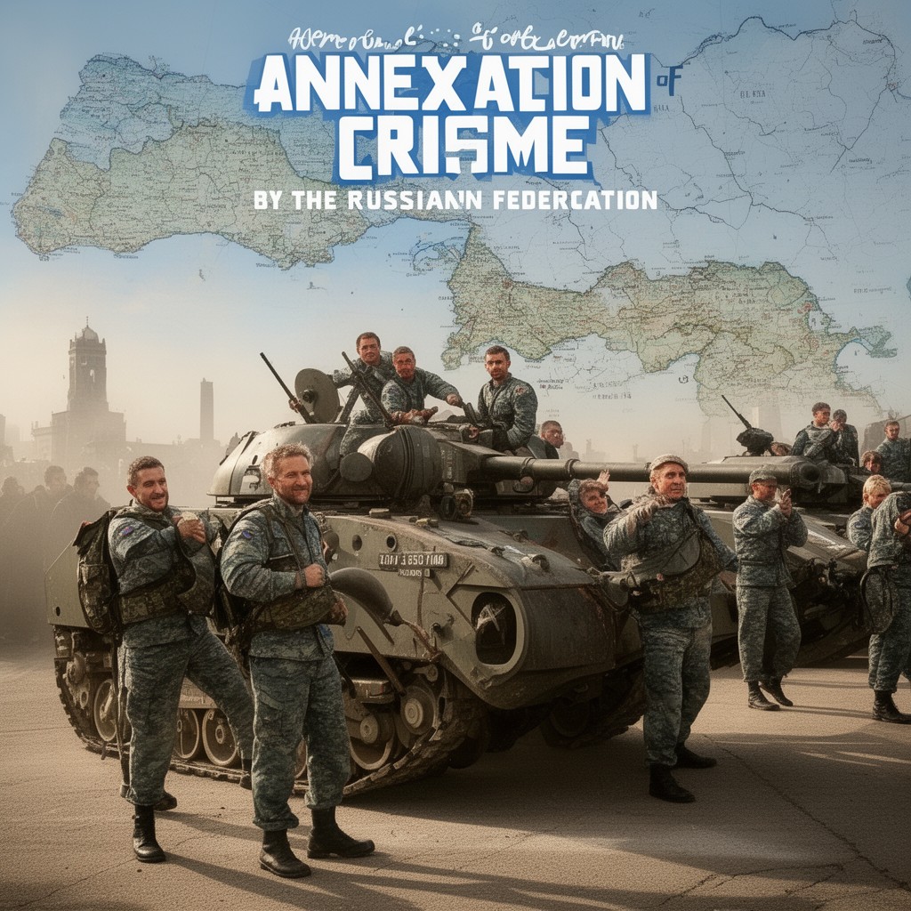 AI-generated illustration of Annexation of Crimea by the Russian Federation