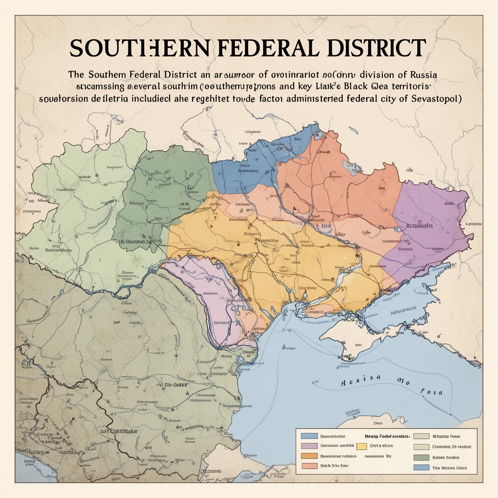 AI-generated illustration of Southern Federal District