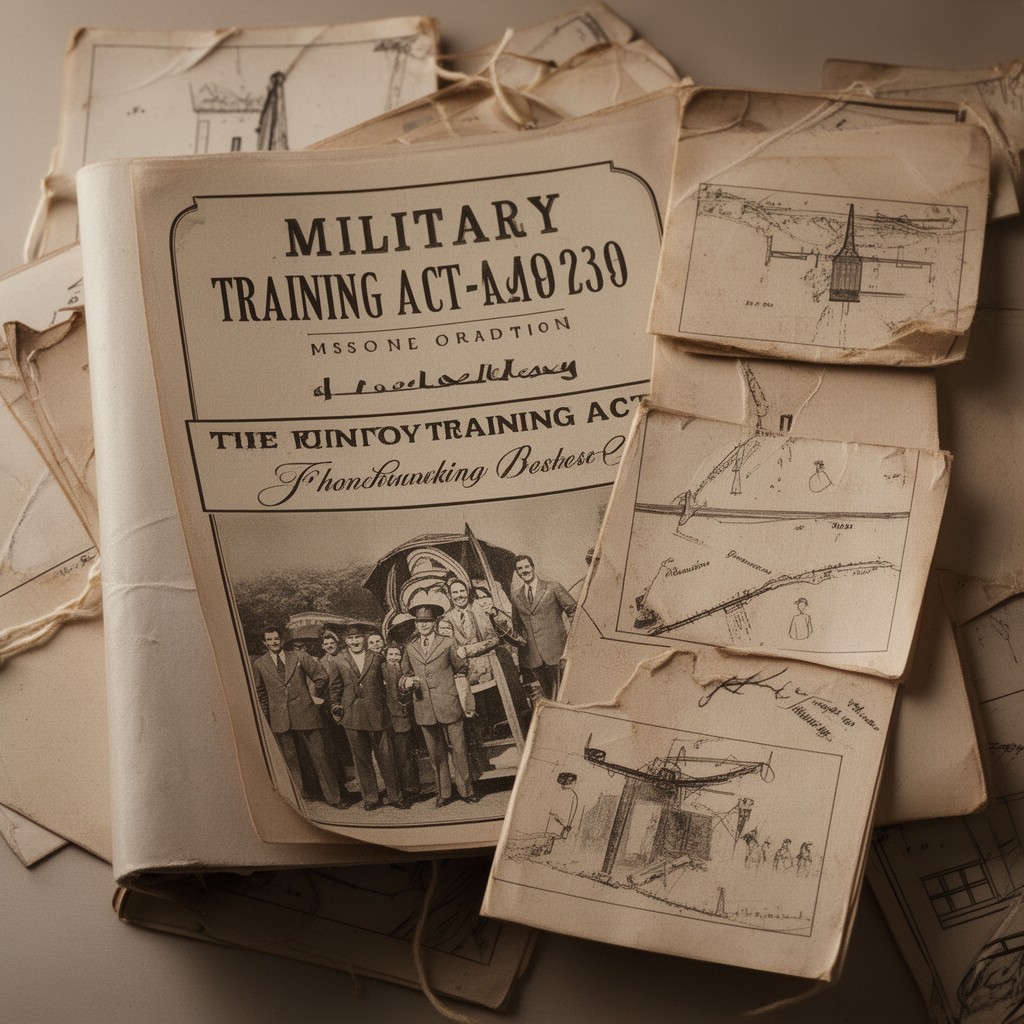 AI-generated illustration of Military Training Act 1939