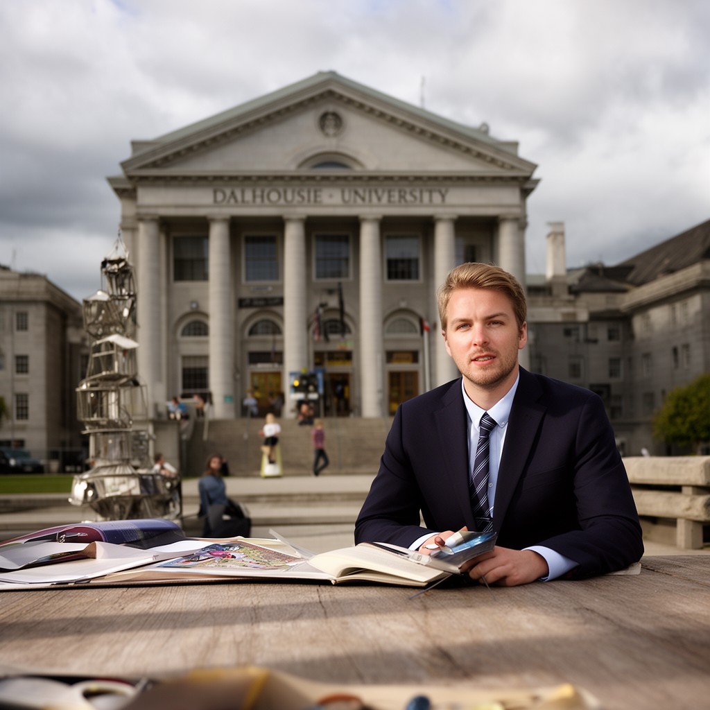 AI-generated illustration of Dalhousie University (did not graduate)
