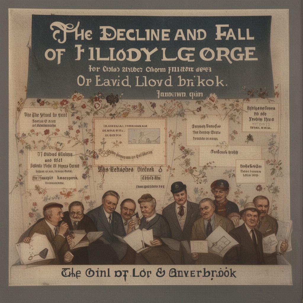 AI-generated illustration of The Decline and Fall of Lloyd George