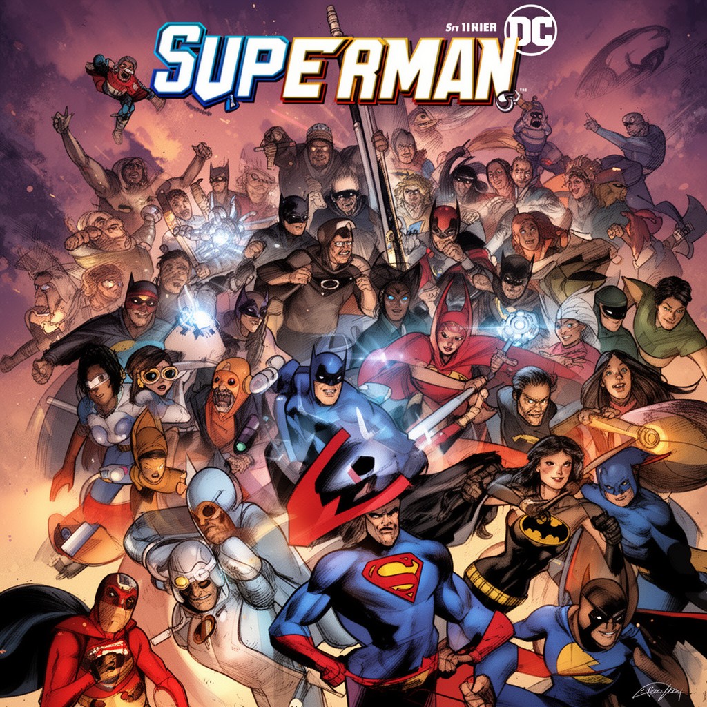 AI-generated illustration of DC Comics