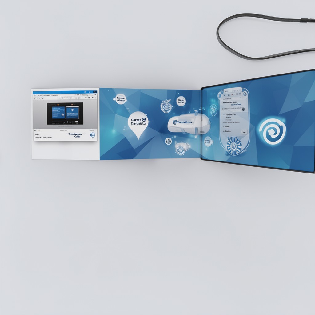 AI-generated illustration of Time Warner Cable