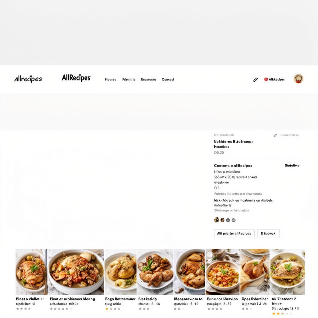 AI-generated illustration of Allrecipes