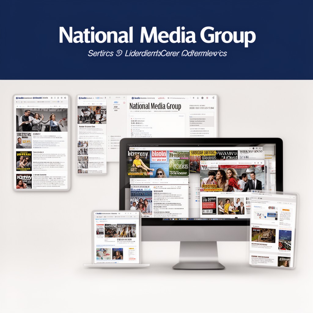 AI-generated illustration of National Media Group