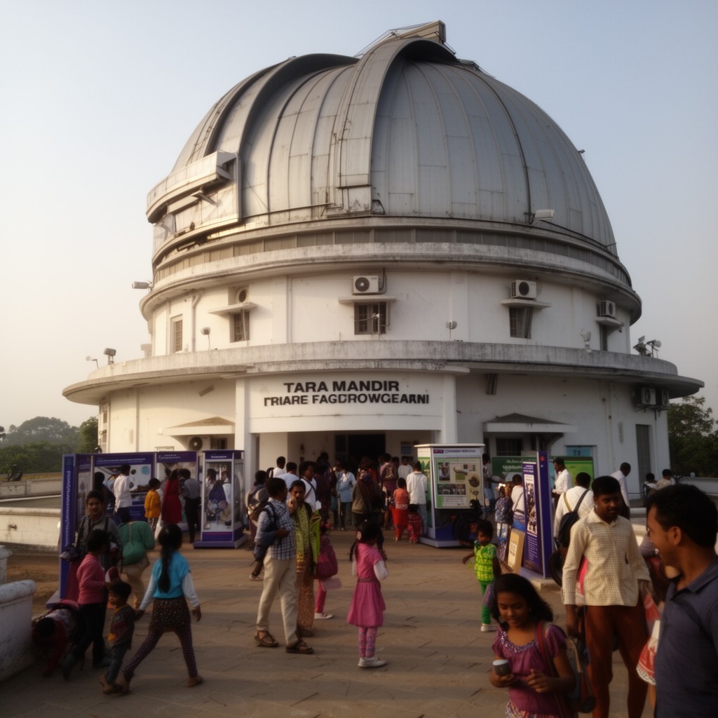 AI-generated illustration of Tara Mandir Planetarium