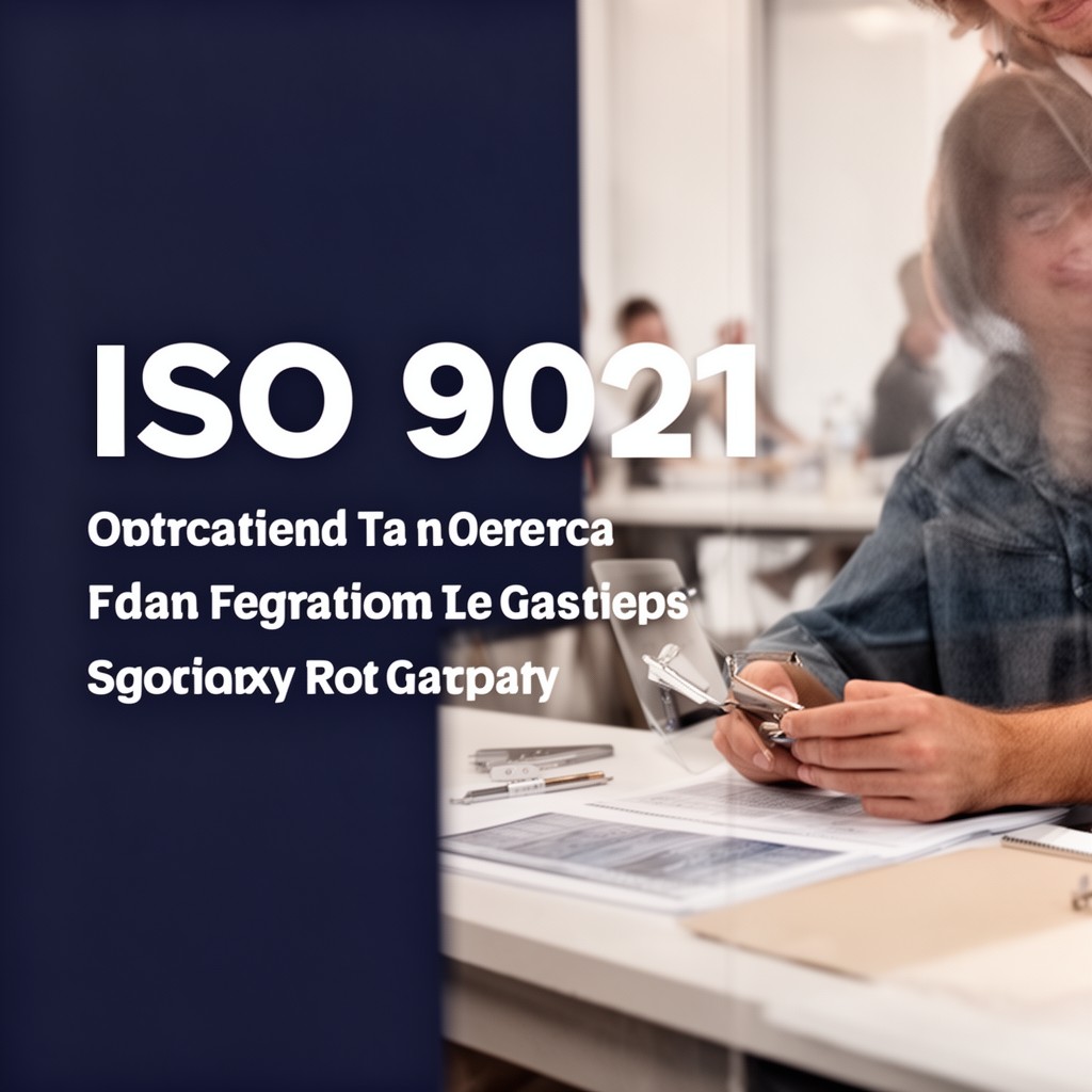 AI-generated illustration of ISO 9001
