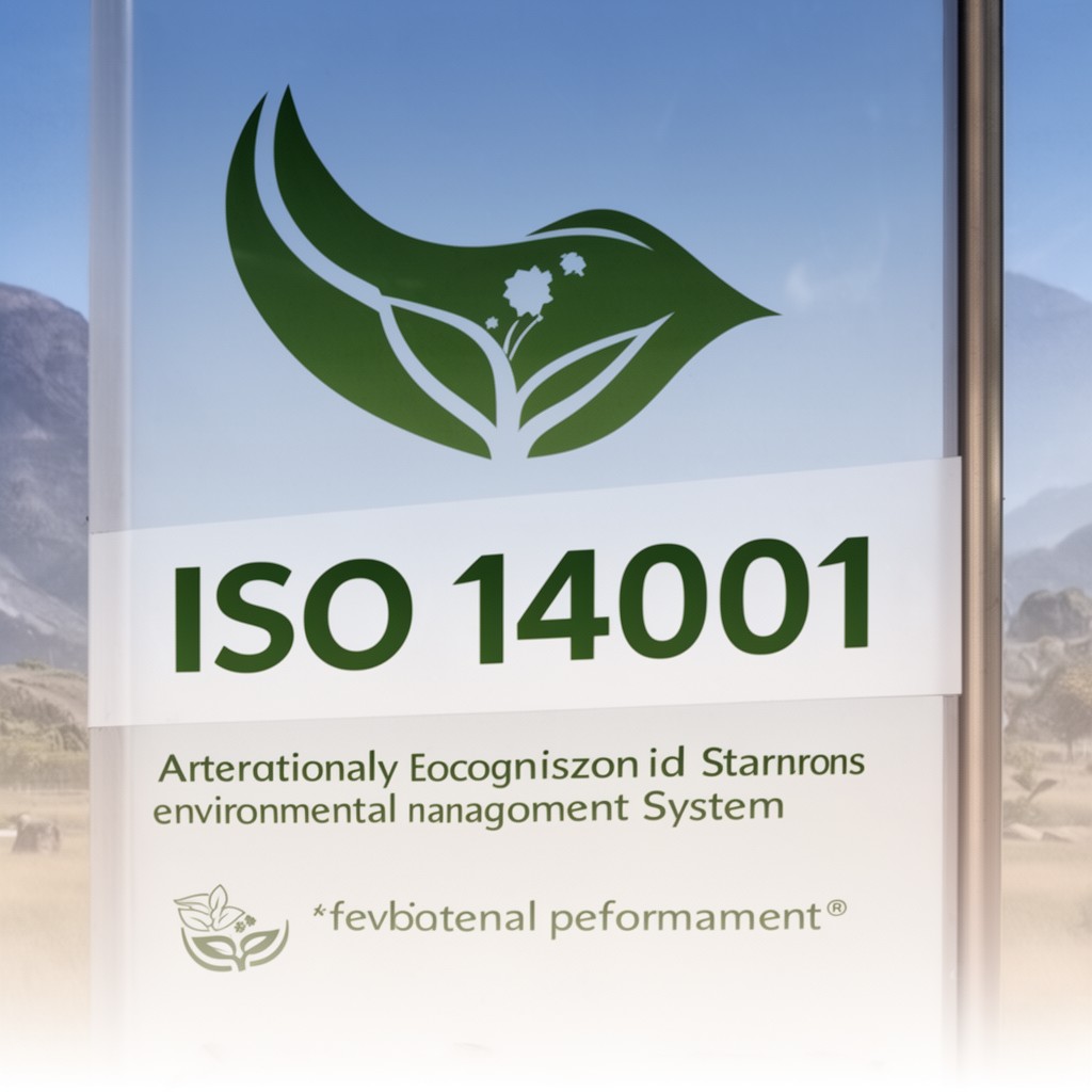 AI-generated illustration of ISO 14001