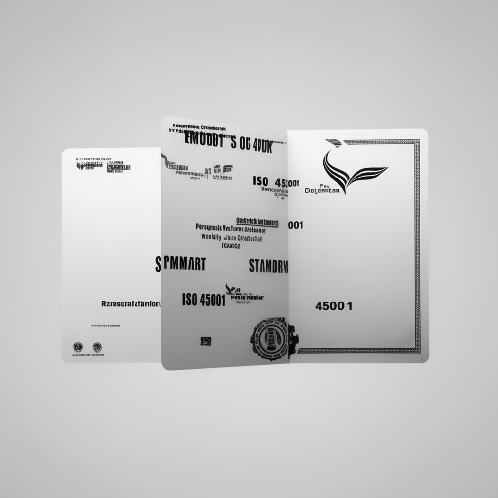 AI-generated illustration of ISO 45001