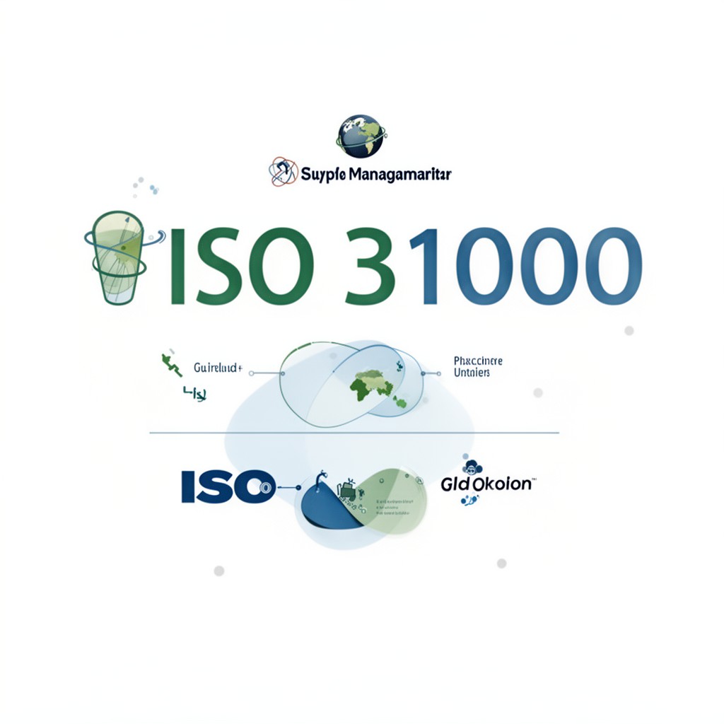 AI-generated illustration of ISO 31000