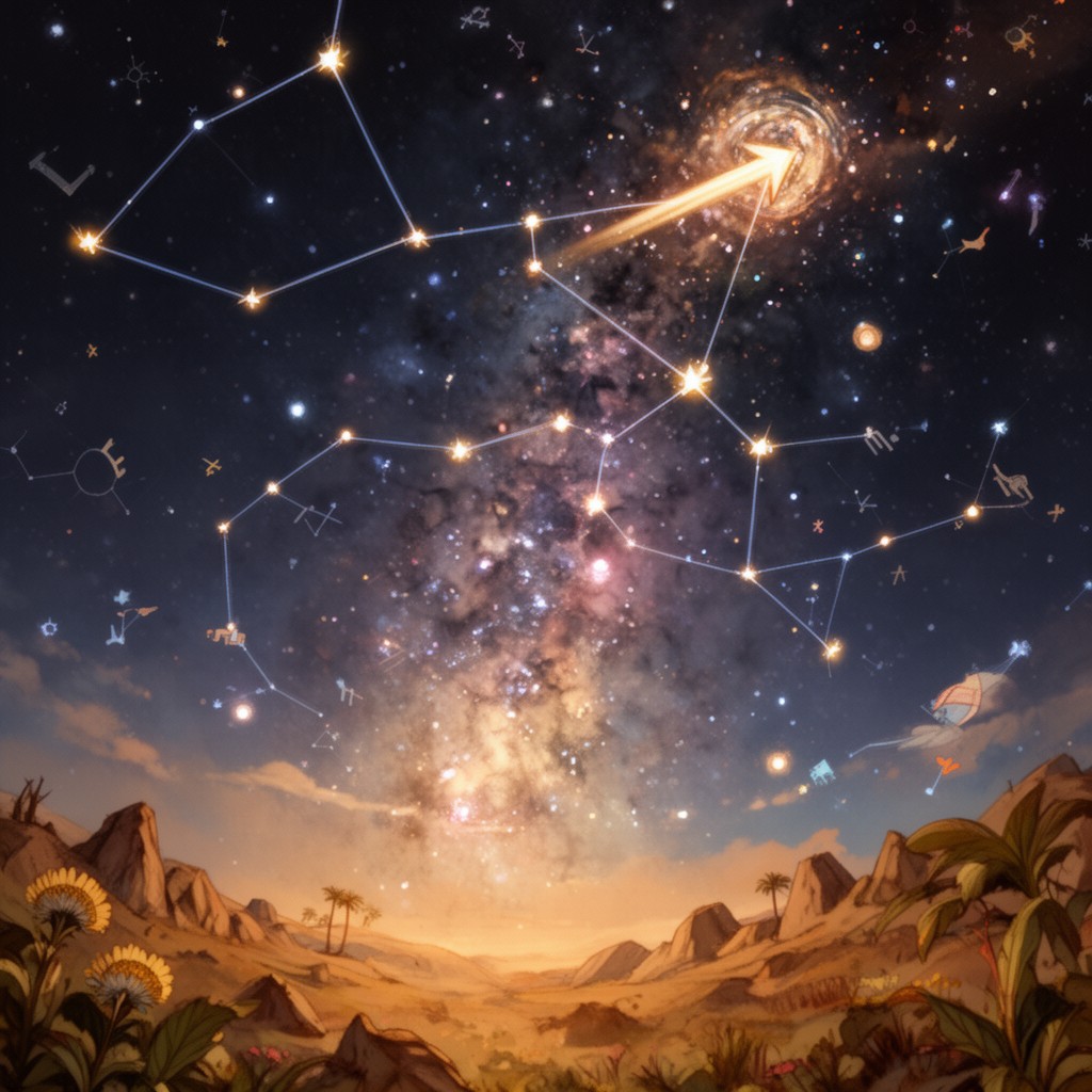 AI-generated illustration of Sagittarius