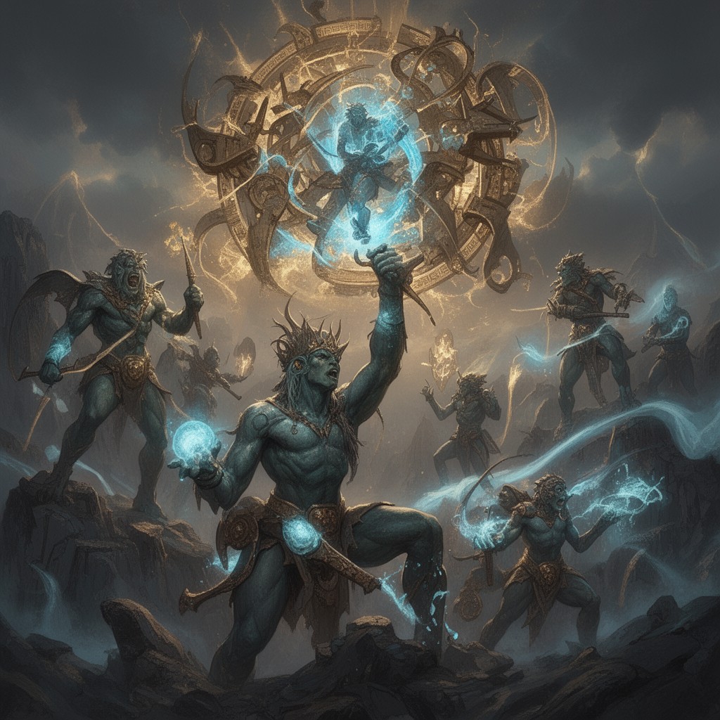 AI-generated illustration of Titans