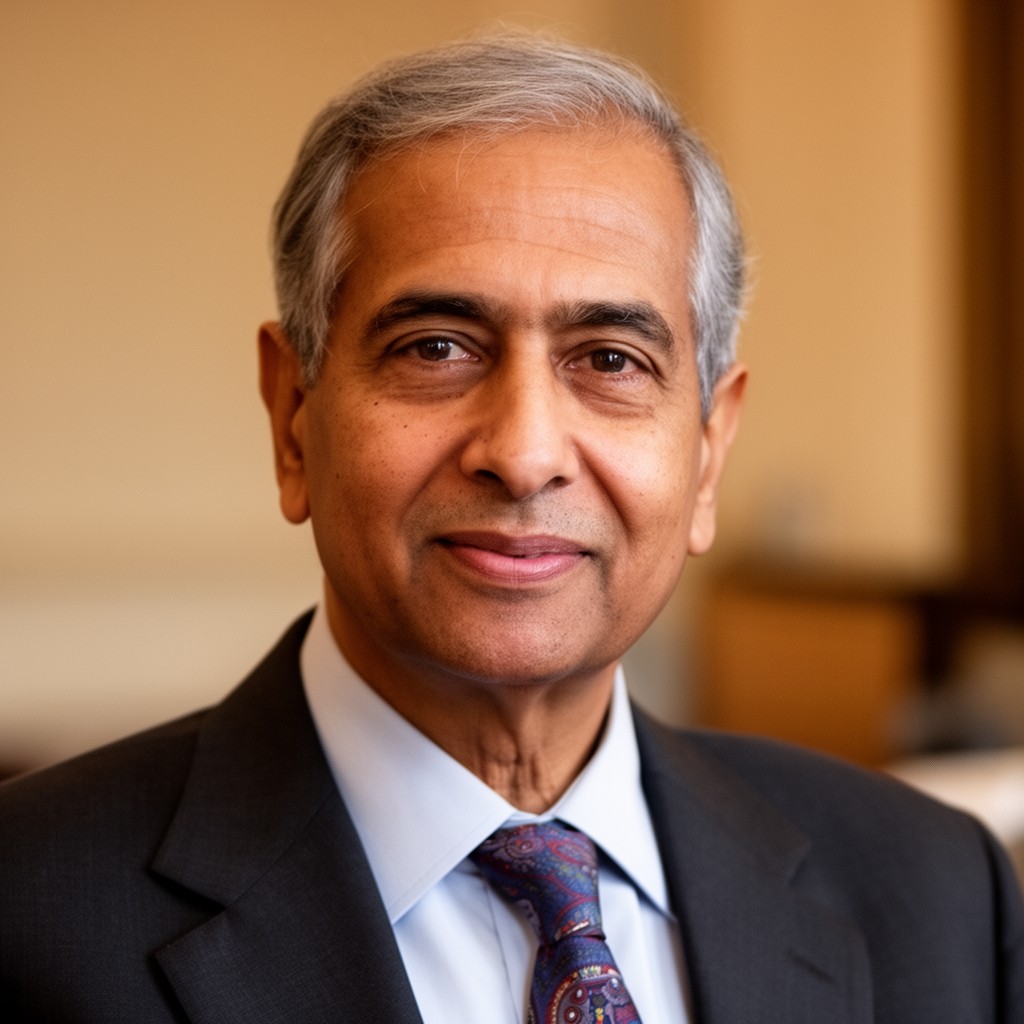 AI-generated illustration of Subrahmanyan Chandrasekhar