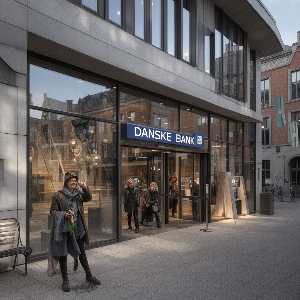 AI-generated illustration of Danske Bank
