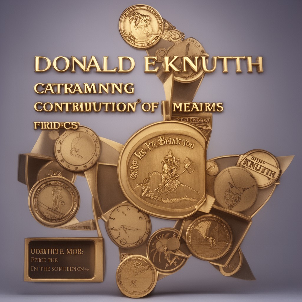 AI-generated illustration of Donald E. Knuth Prize