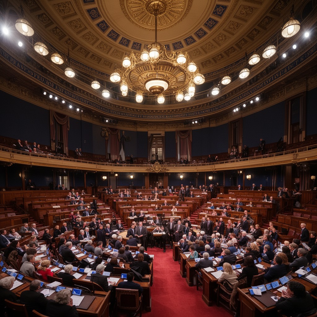 AI-generated illustration of United States House of Representatives