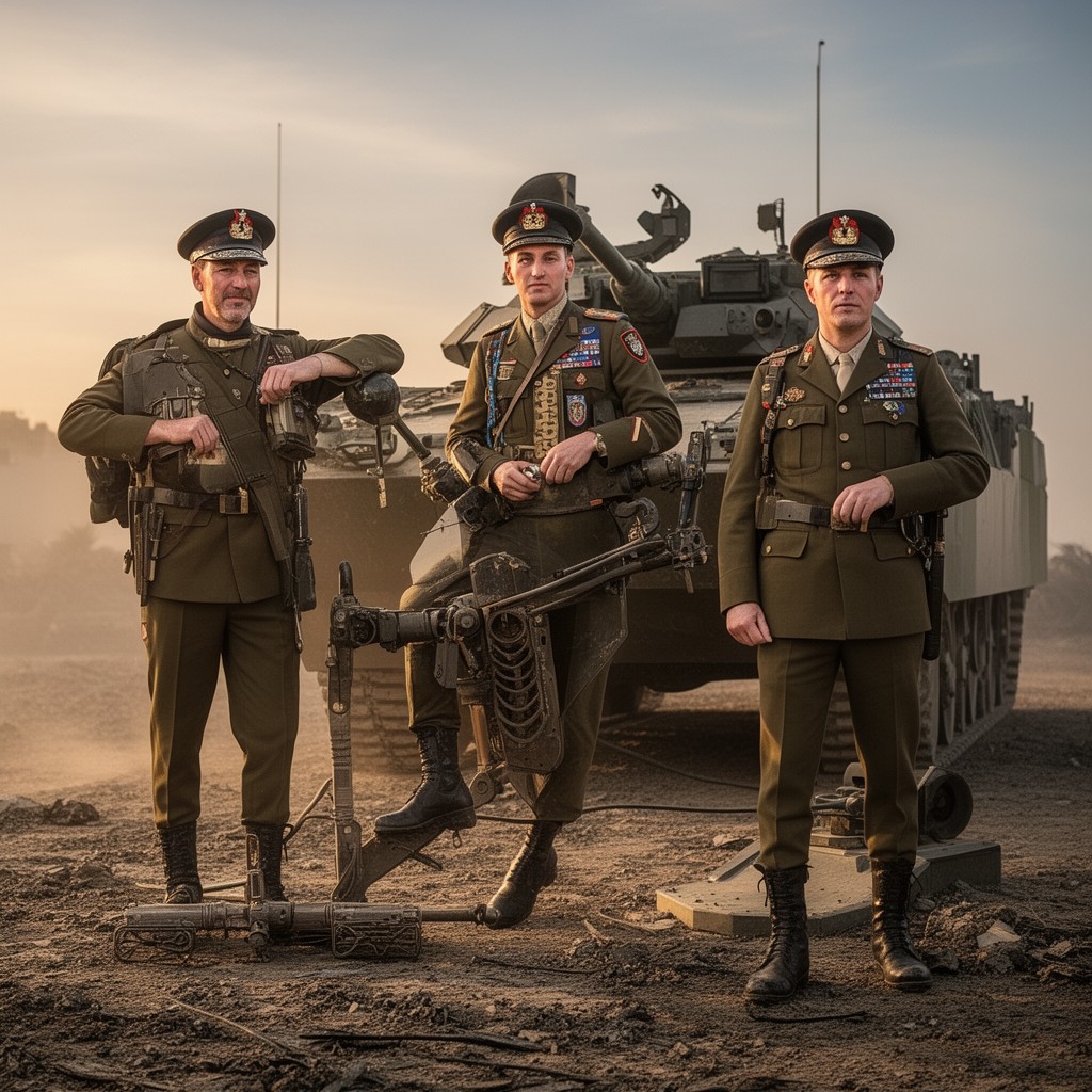 AI-generated illustration of King’s Royal Hussars