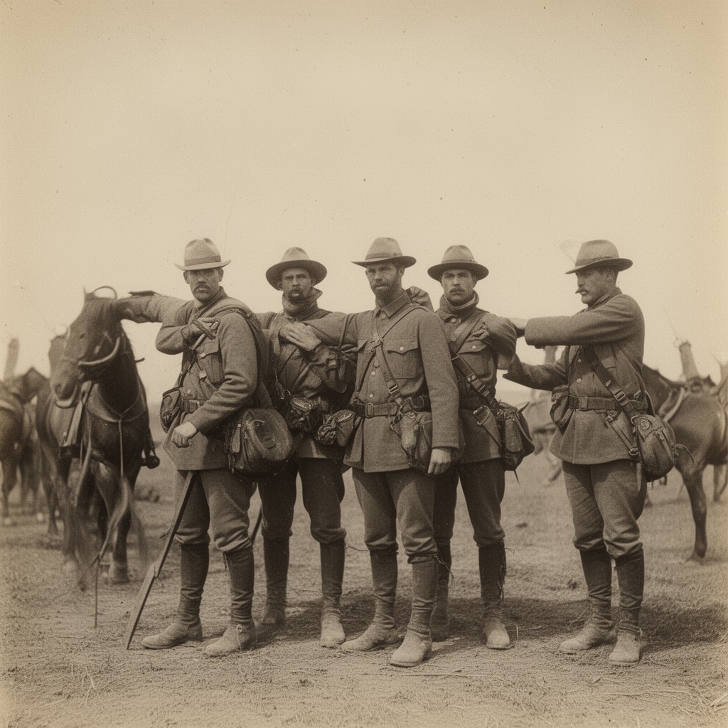 AI-generated illustration of Boer Wars