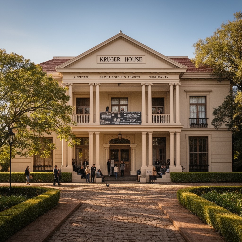 AI-generated illustration of Kruger House, Pretoria