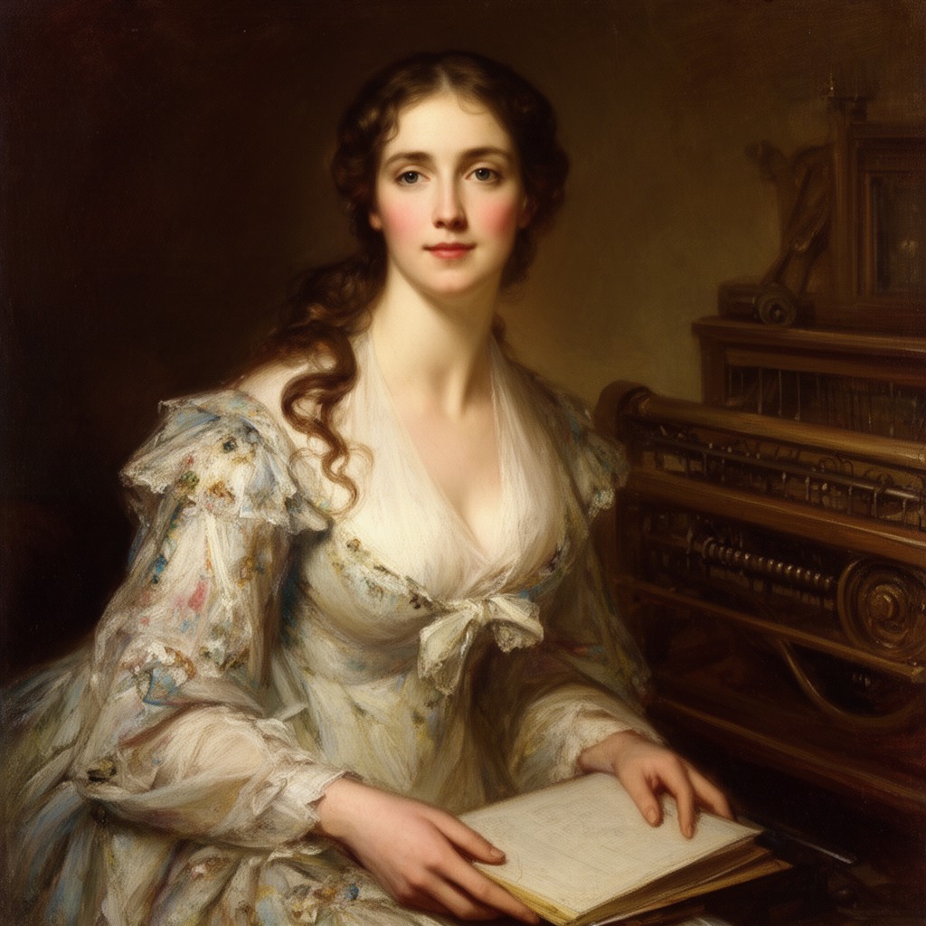 AI-generated illustration of Ada Lovelace