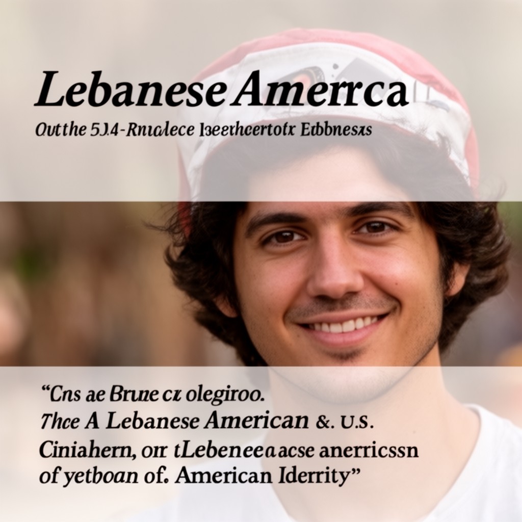 AI-generated illustration of Lebanese American