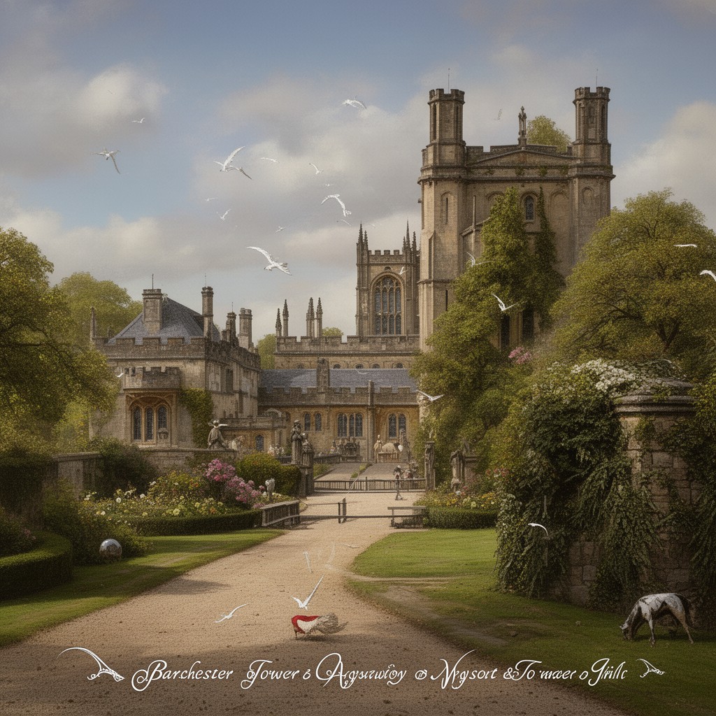 AI-generated illustration of Barchester Towers