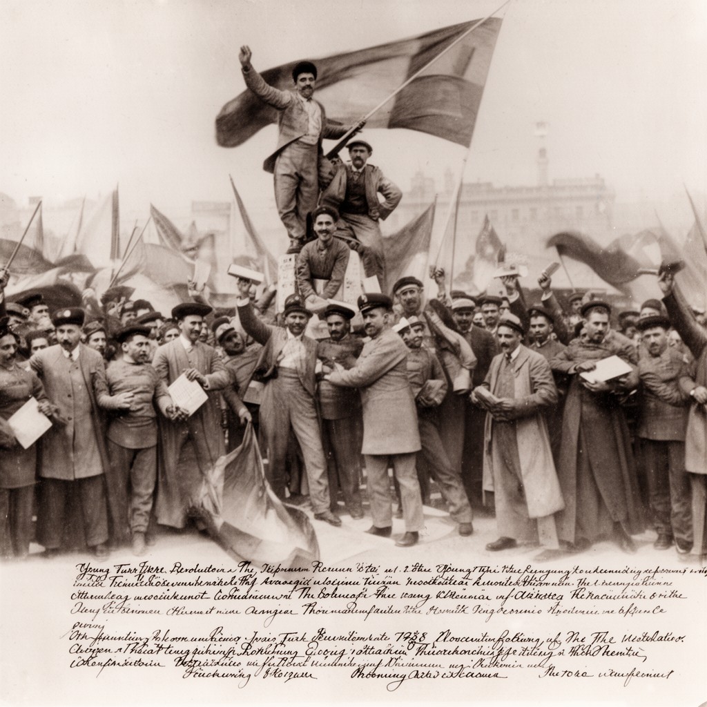 AI-generated illustration of Young Turk Revolution