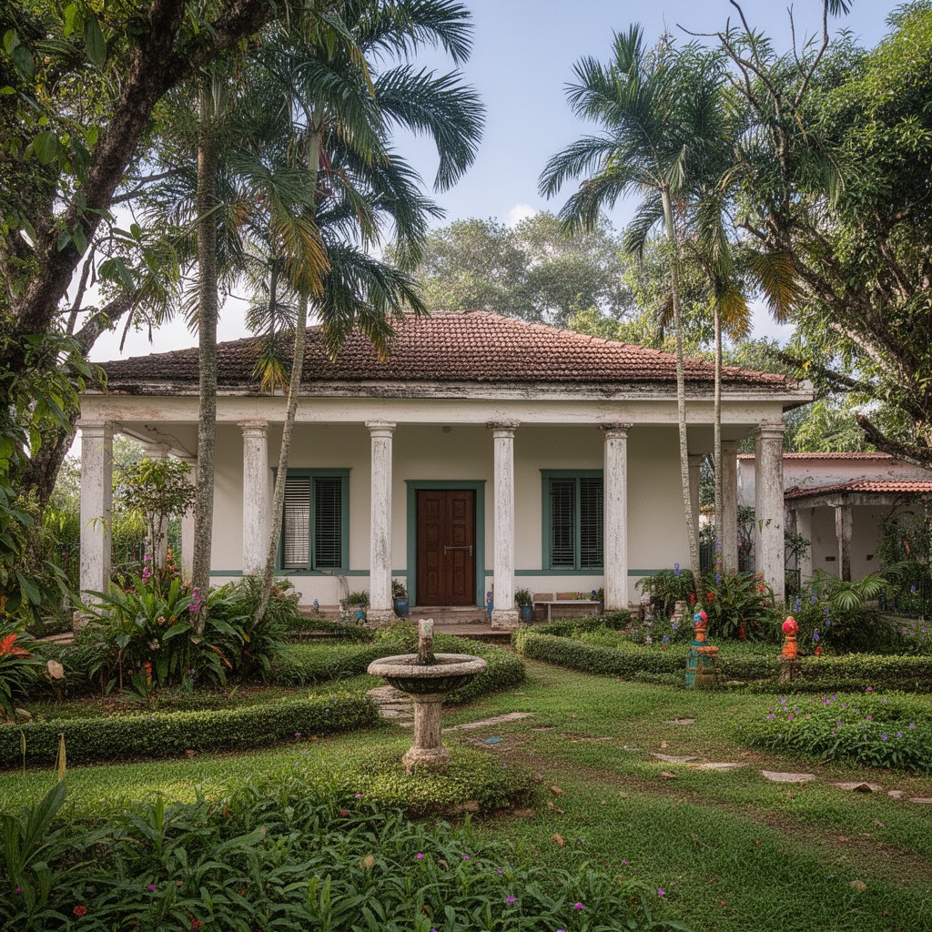 AI-generated illustration of Finca Vigía