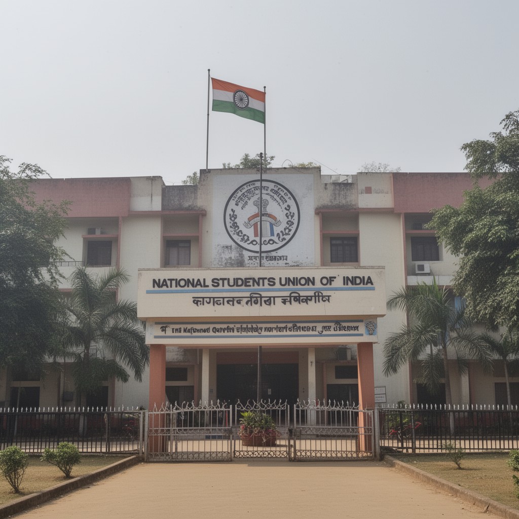 AI-generated illustration of National Students Union of India