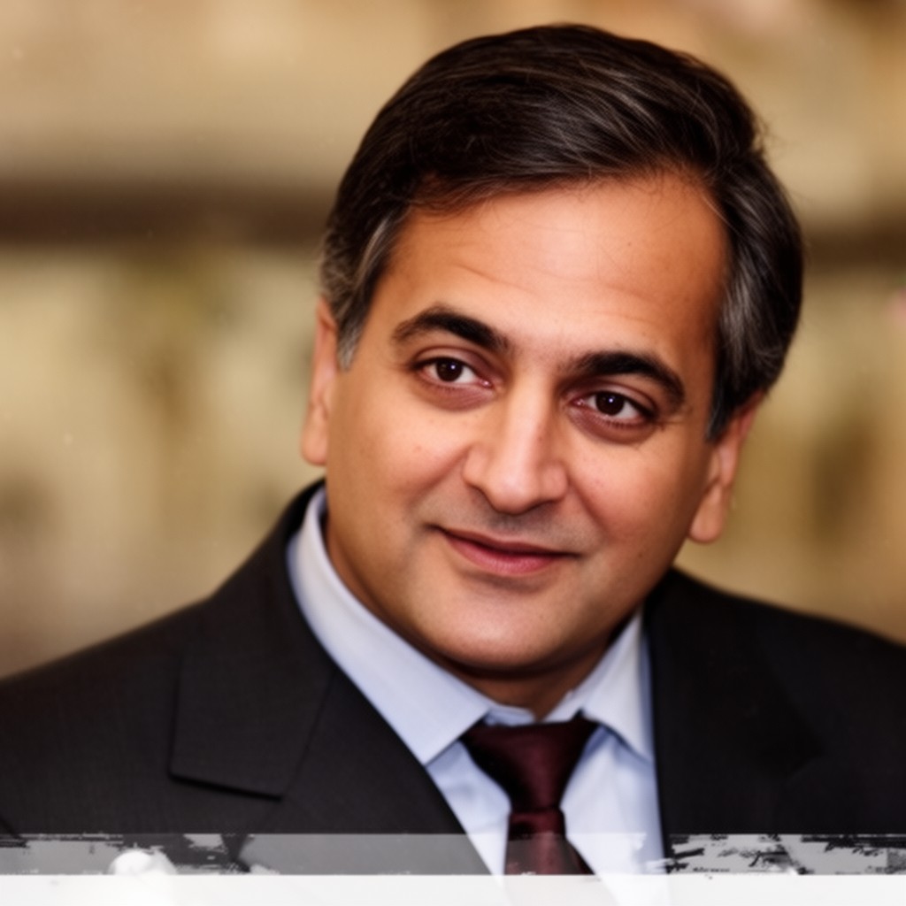 AI-generated illustration of Rajiv Gandhi
