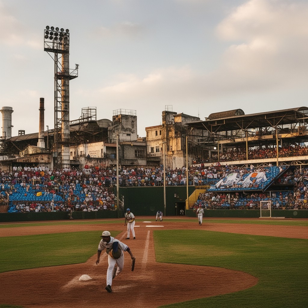 AI-generated illustration of Industriales (baseball)