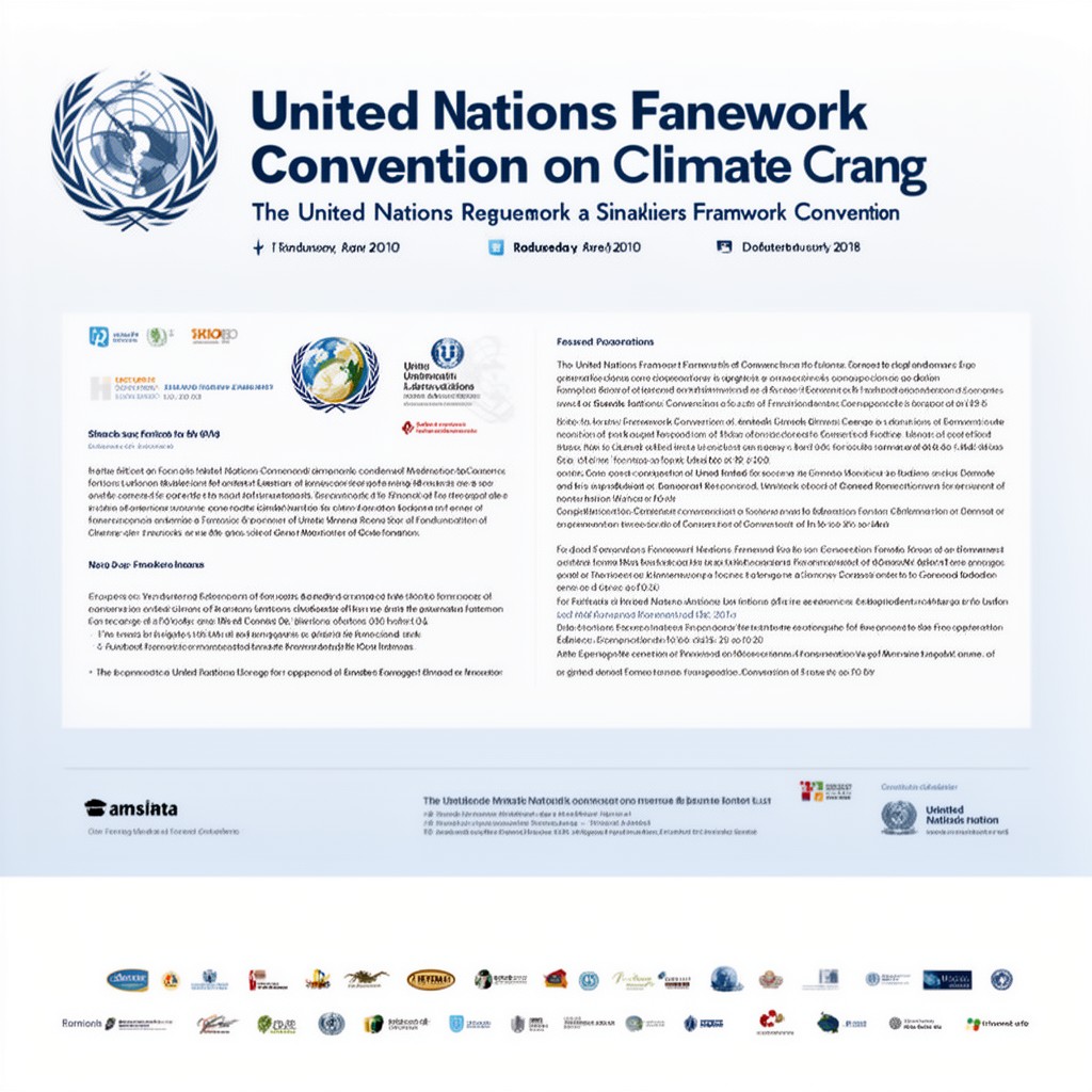 AI-generated illustration of United Nations Framework Convention on Climate Change