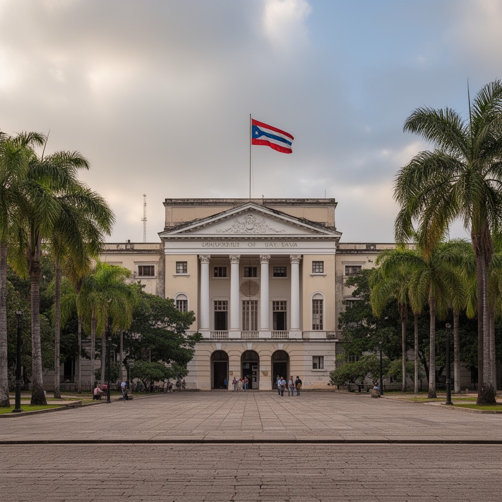 AI-generated illustration of University of Havana