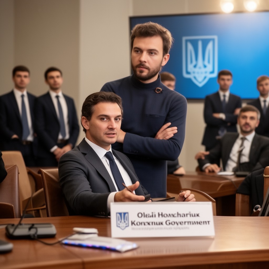 AI-generated illustration of Honcharuk Government